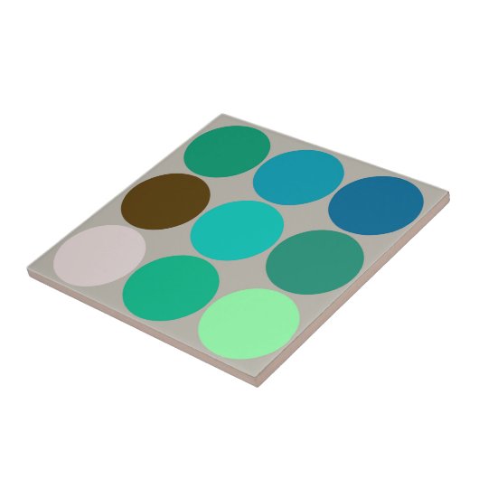 Grote Stippen uit de middeleeuwen, Turquoise en Gr Tegeltje (Zijkant)