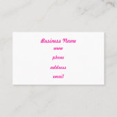 Grote Stippen Visitekaartjes (Achterkant)