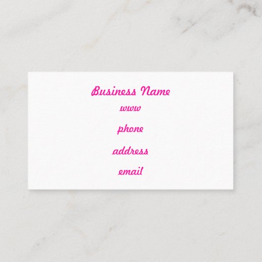 Grote Stippen Visitekaartjes (Achterkant)