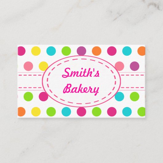 Grote Stippen Visitekaartjes (Voorkant)