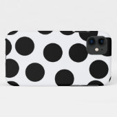 Grote Stippen. Zwart-wit patroon. Case-Mate iPhone Case (Achterkant (horizontaal))