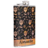 Grote stoampunk rosterballonnen Thema Aangepaste n Heupfles (Rechts)