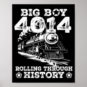 Grote Stoomtrein Big 4014 Stoomtrein Locomotief Ma Poster