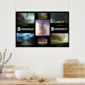Grote Stormen van Tornado Alley Poster (Keuken)
