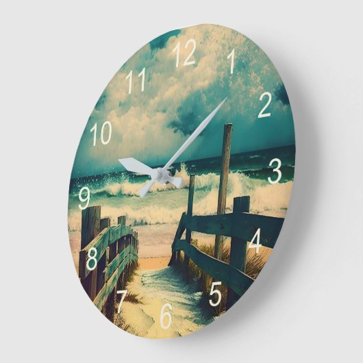 Grote  strand Kastenkast Klok (Hoek)