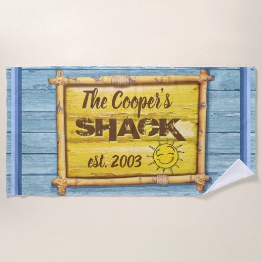 Grote strandlaken Driftwood Beach (Voorkant)