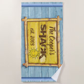 Grote strandlaken Driftwood Beach (Voorkant)