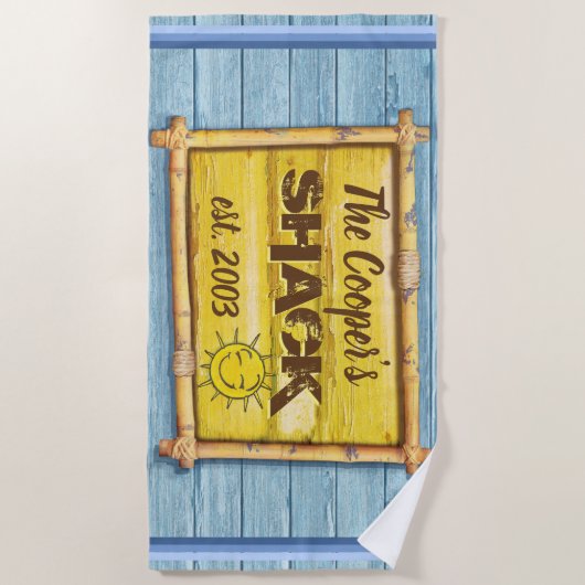 Grote strandlaken Driftwood Beach (Voorkant)