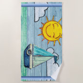 Grote strandlaken geen tekst Driftwood Beach (Voorkant)