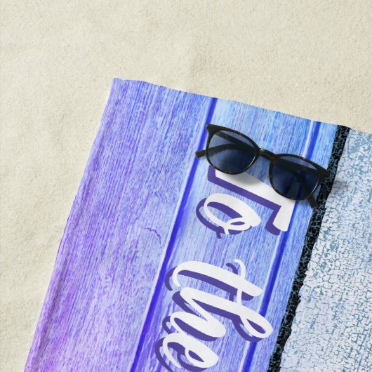 Grote strandlaken Naar het strand Psychedelic (In situ)