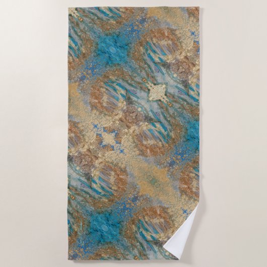 Grote Strandlaken - Tijdloosheid Staten (Voorkant)