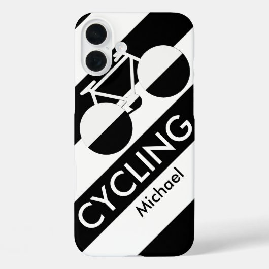 grote strepen & grafisch-fiets Case-Mate iPhone case (Achterkant)