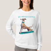 Grote stretch Whippet T-shirt (Voorkant)