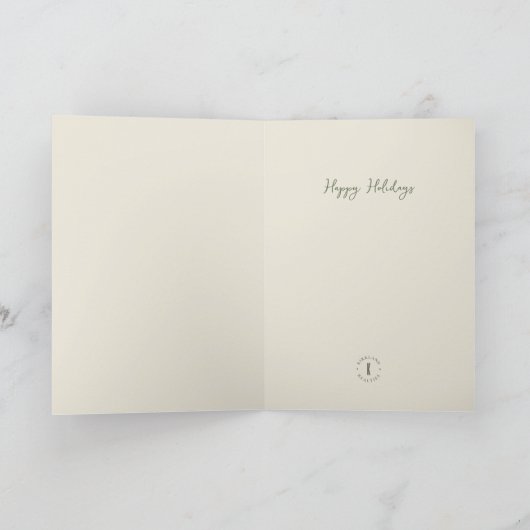 Grote strik van gestreepte lint kaart (Binnen)