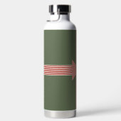 Grote strik van gestreepte lint waterfles (Rechts)