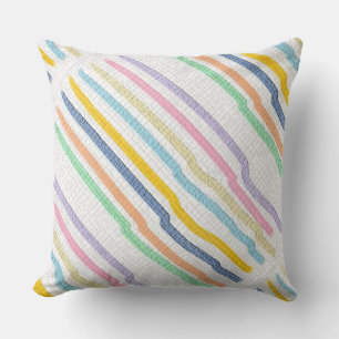 Grote stripespasta kussen