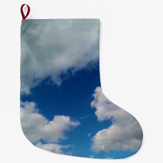 Grote stukken cloud kerstsok (Voorkant)