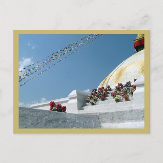 Grote Stupa van Boudhanath Briefkaart (Voorkant)