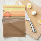Grote Sunset Hawaiaanse Keukenhanddoek (Quarter Fold)