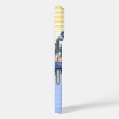 Grote Sunset Stripe Hawaiian Blue Case-Mate iPhone Case (Achterkant / Rechts)