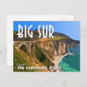 Grote Sur California Pacific Coast Highway Briefkaart (Voorkant / Achterkant)