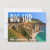 Grote Sur California Pacific Coast Highway Flat Ka (Voorkant)