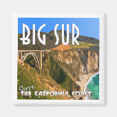 Grote Sur California Pacific Coast Highway Magneet (Voorkant)