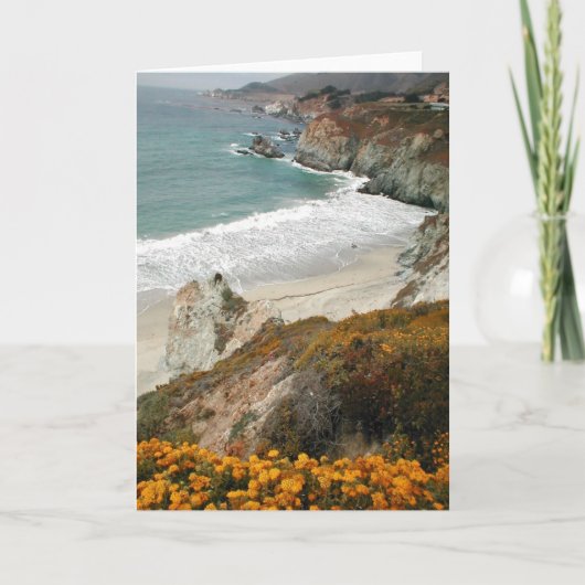 Grote Sur, Californië Kaart (Voorkant)