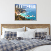 Grote Sur Californische kust Canvas Afdruk (Insitu (Slaapkamer))