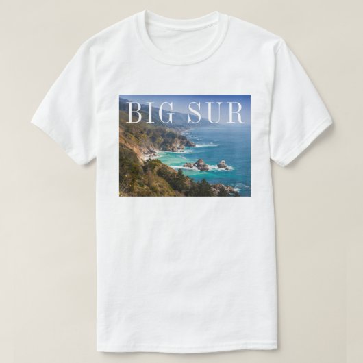 Grote Sur Californische kust T-shirt (Design voorkant)