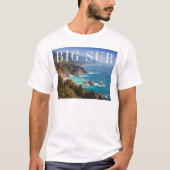 Grote Sur Californische kust T-shirt (Voorkant)