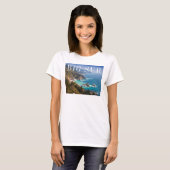 Grote Sur Californische kust T-shirt (Voorkant volledig)