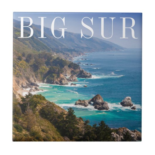 Grote Sur Californische kust Tegeltje (Voorkant)