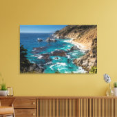 Grote Sur-kustlijn, westkust, Stille kust Canvas Afdruk (Insitu (Woonkamer))