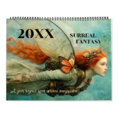Grote surrealistische fantasiekunst magisch kalender (Hoes)