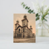 Grote Synagogue van Turijn, Piemonte, Italië Briefkaart (Staand voorkant)