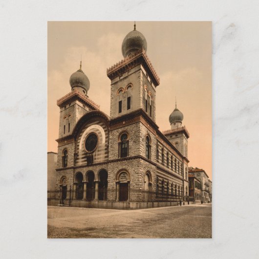 Grote Synagogue van Turijn, Piemonte, Italië Briefkaart (Voorkant)