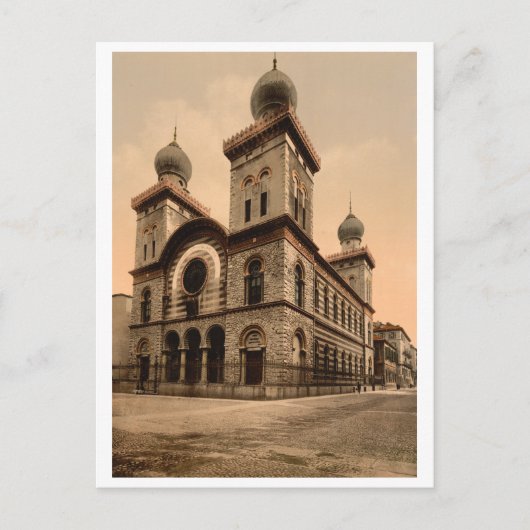 Grote Synagogue van Turijn, Piemonte, Italië Briefkaart (Voorkant)