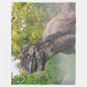 GROTE T-REX FLEECE DEKEN (Voorkant)