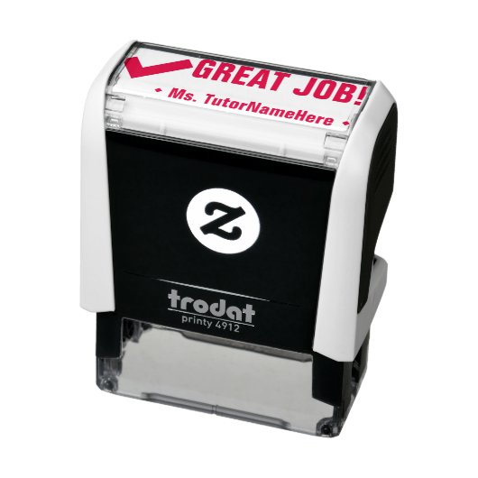 "GROTE TAAK!" Feedback Rubberstempel Zelfinktende Stempel (Product)