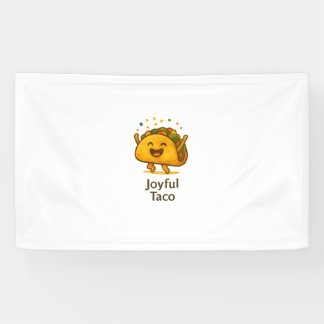 Grote Taco Fiesta Verjaardagsbanner | Fotobackdrop Spandoek