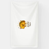 Grote Taco Fiesta Verjaardagsbanner | Fotobackdrop Spandoek (Verticaal)