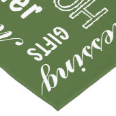 Grote Tafelloper - Kerstmis in groen (Hoek)