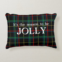 Grote Tartannen T - shirts voor kerstmis Accent Kussen