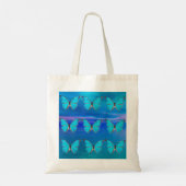 Grote tas Blue Butterflies (Achterkant)