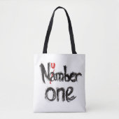 Grote tas met print (Voorkant)