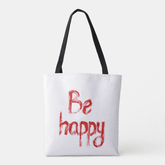 Grote tas met print (Achterkant)