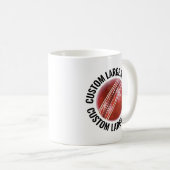 Grote Tekst 330ml Gepersonaliseerde Cricket Mok (Voorkant rechts)