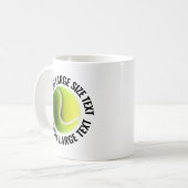 Grote Tekst 330ml Gepersonaliseerde Tennis Mok (Voorkant links)