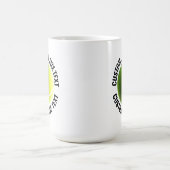Grote Tekst 450ml Gepersonaliseerde Tennis Mok (Center)